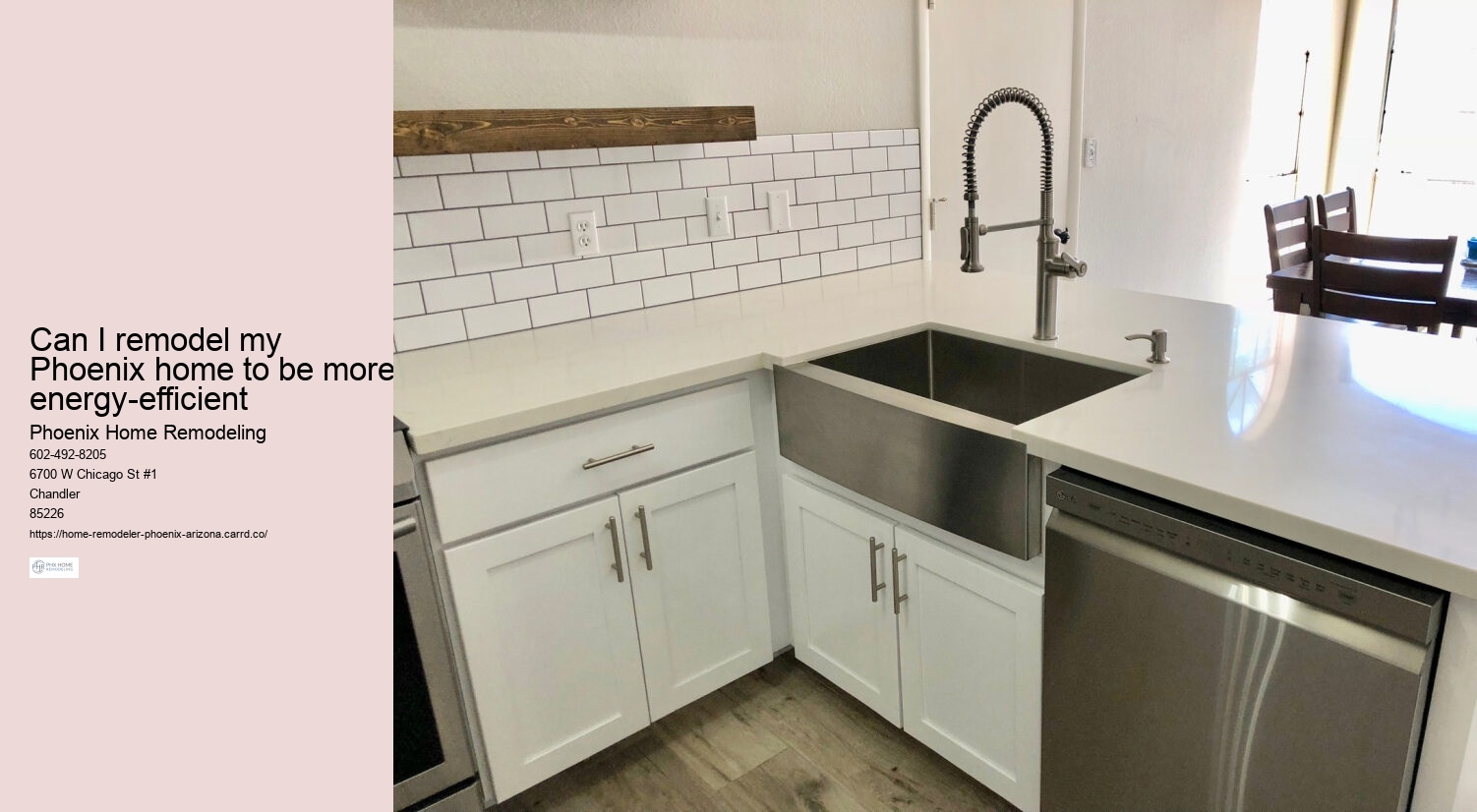 Can I remodel my Phoenix home to be more energy-efficient