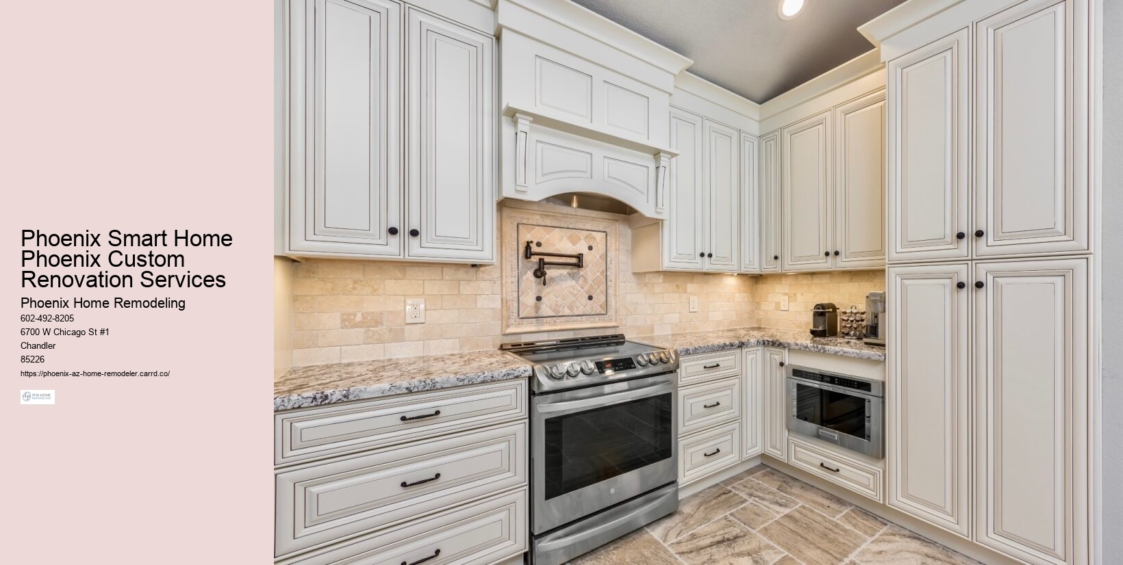 Phoenix Smart Home Phoenix Custom Renovation Services