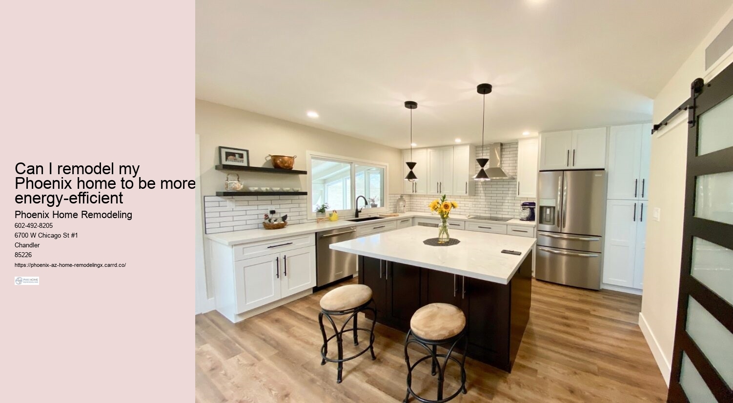 Can I remodel my Phoenix home to be more energy-efficient